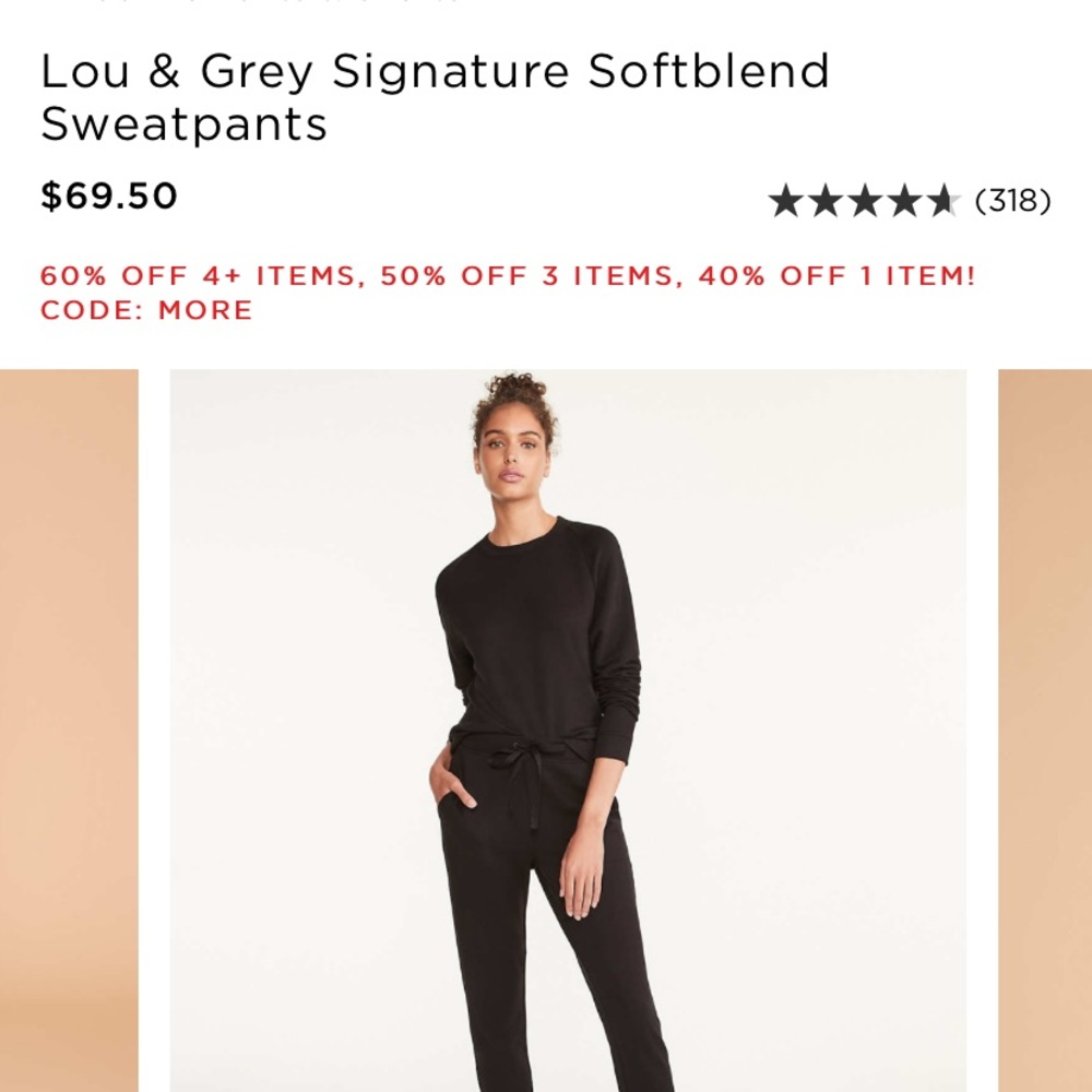 LOFT SIGNATURE SOFTBLEND SWEATPANTS
